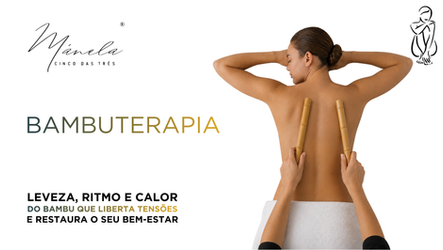 Um ritual de massagem corporal ancestral que utiliza canas de bambu aquecidas como instrumento terapêutico, combinando a sabedoria das tradições orientais com os benefícios de uma massagem profunda e revitalizante.
As canas de bambu, trabalhadas com movimentos deslizantes, percussivos e de pressão, atuam sobre os tecidos musculares em profundidade, libertando tensões crónicas, estimulando a circulação sanguínea e linfática e promovendo uma sensação de leveza e equilíbrio em todo o corpo.
O resultado é um organismo descontraído, com músculos visivelmente mais soltos, uma pele tonificada pelo efeito do calor e uma sensação de bem-estar profundo e duradouro.
Marque a sua sessão através do número 925 118 432 ou descubra mais no Instagram @manela5das3.pt.