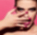Bright Manicure and Lipstick