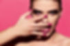 Bright Manicure and Lipstick