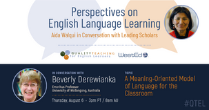 Perspectives on English Language Learning: Aída Walqui in Conversation with Beverly Derewianka