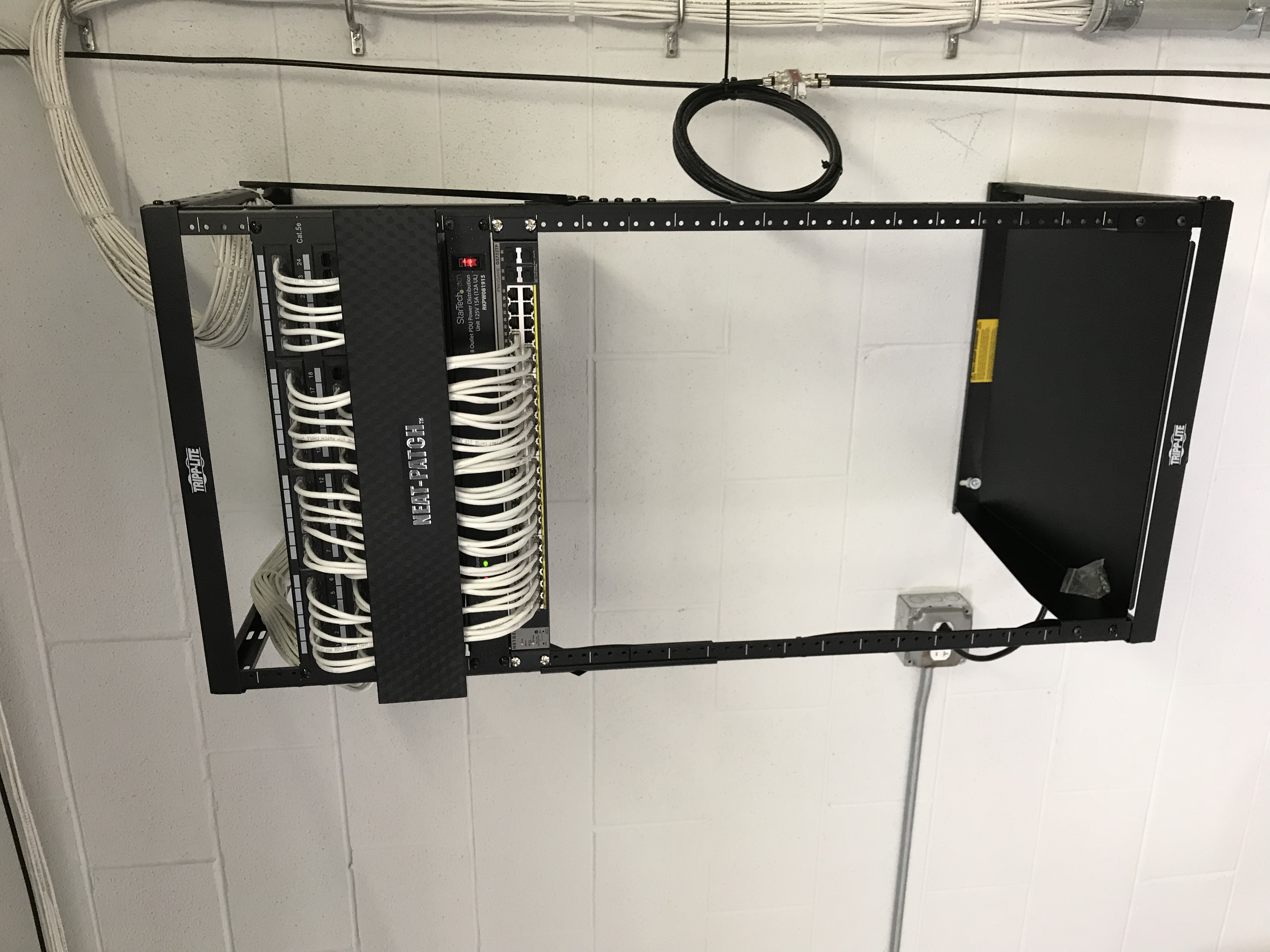 Small Medium Office Network Rack