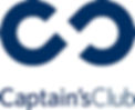 Celebrity Cruises' Captain's Club logo, text and logo in blue