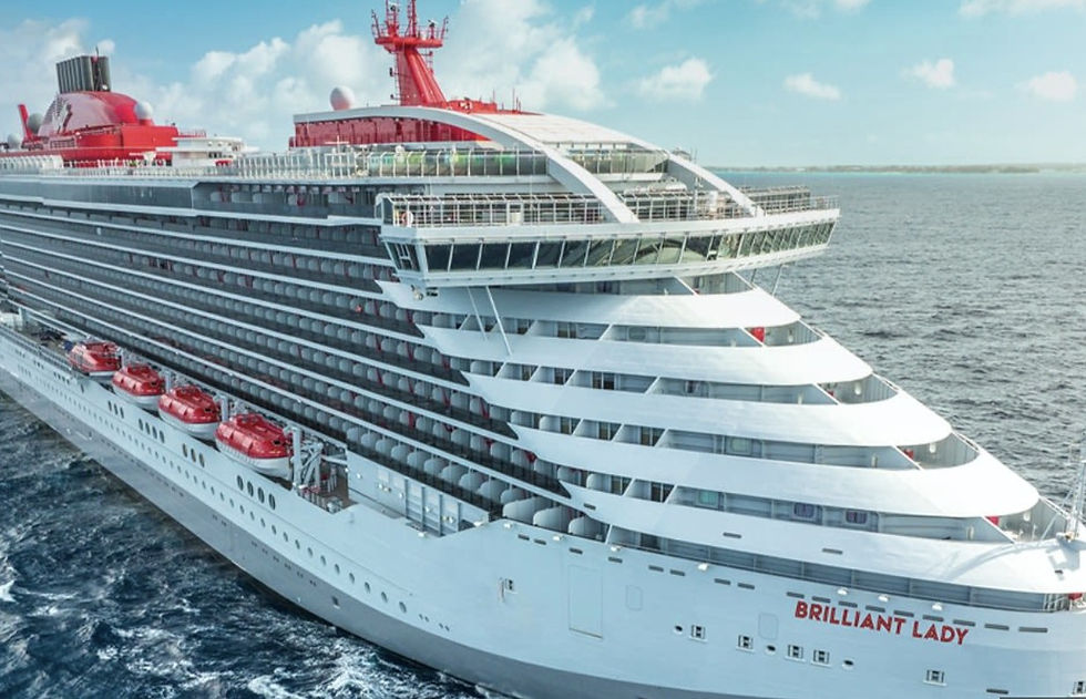 Virgin Voyages' newest ship, which launched in 2025, is Brilliant Lady.