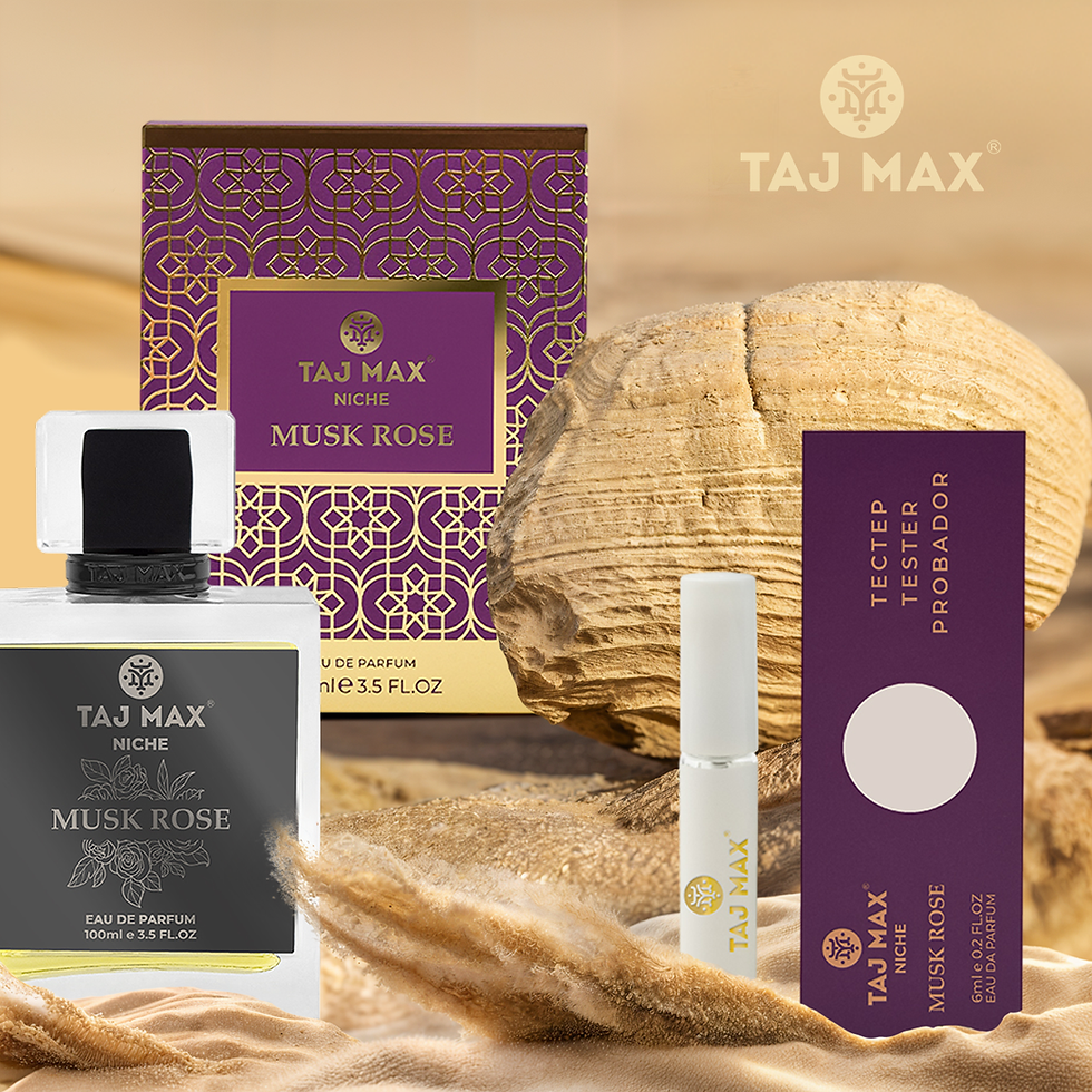 Thumbnail: TAJ MAX MUSK ROSE 3.4 OZ Dubai Long-Lasting Perfume 