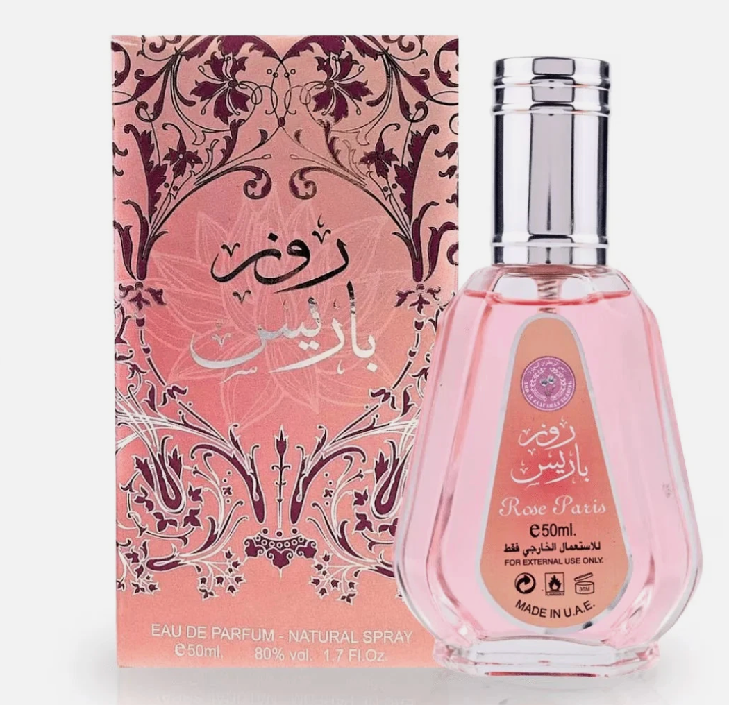 ARD AL ZAAFRAN Rose Paris Eau de Parfum for Women 1.7 oz