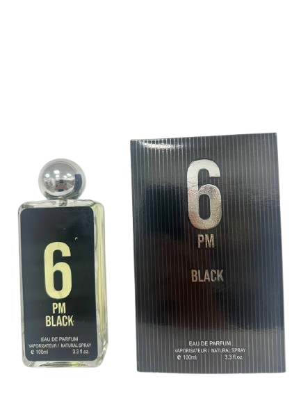 FC 6 PM Black Eau de Parfum for Men 100 ml / 3.4 oz – Warm