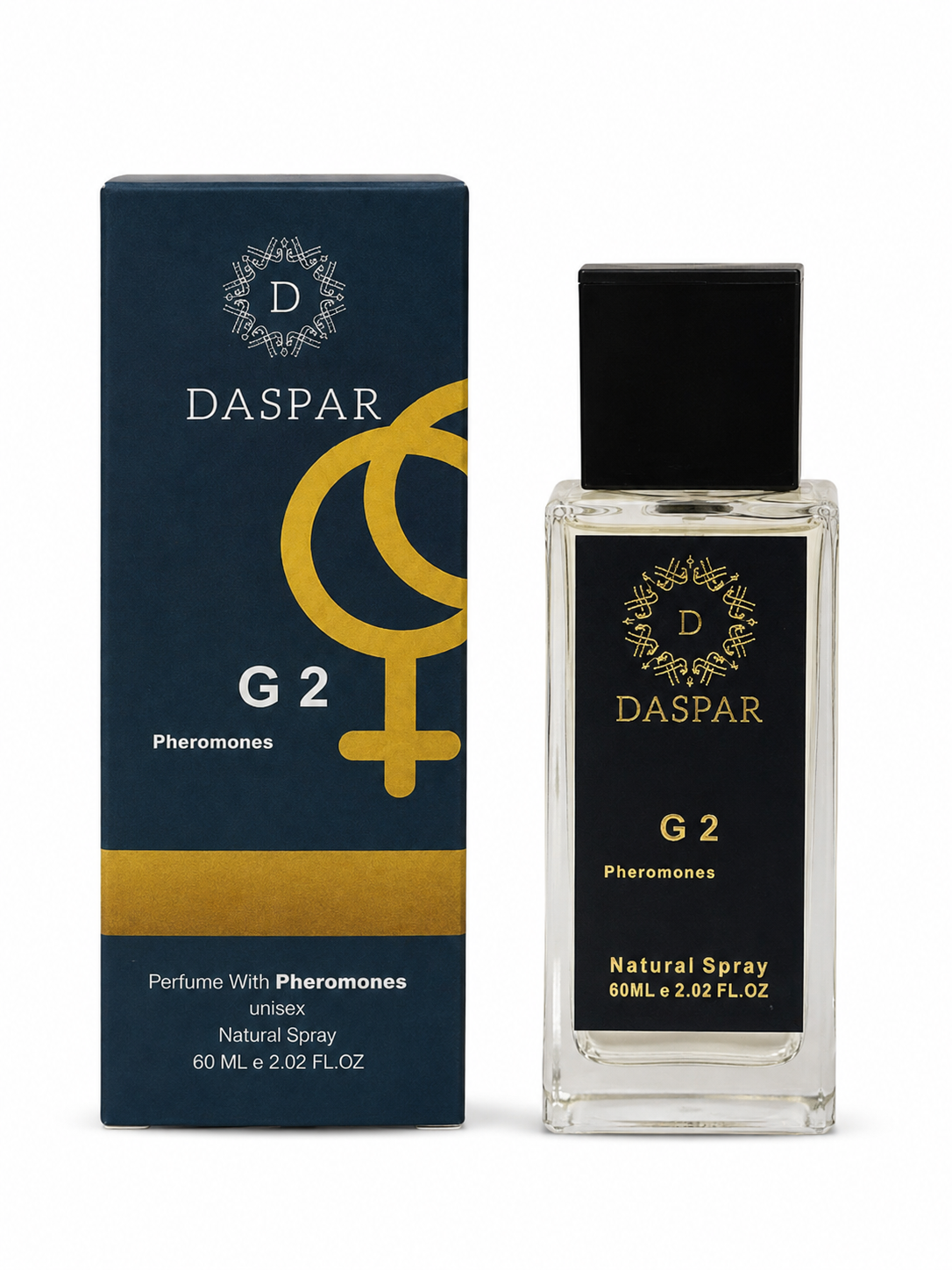 DASPAR G. 2 UNISEX PERFUME WITH PHE.RO.MO.NES 2.02 OZ