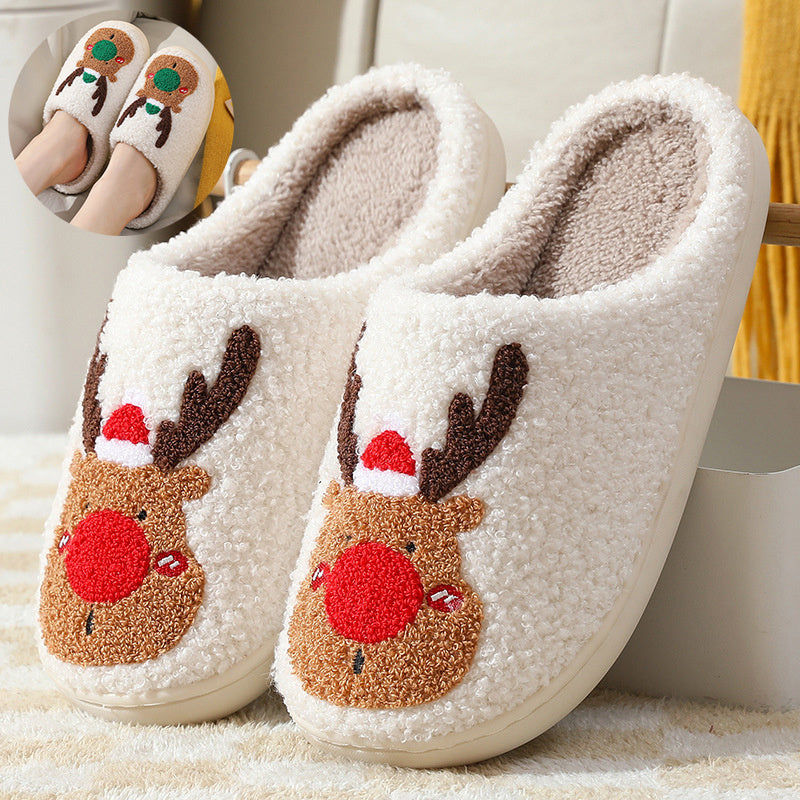 Cozy Elk Winter Slippers