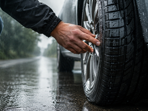 Seu pneu ainda é seguro na chuva? Confira como avaliar antes de pegar a estrada