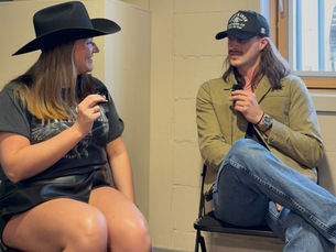 John Morgan chatting to LiveWithLP at C2C Glasgow