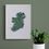 Thumbnail: Ireland papercut map framed