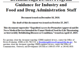 FDA Breakthrough Device Designation Received