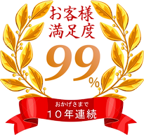 お墓の名入れ お客様満足度99%
