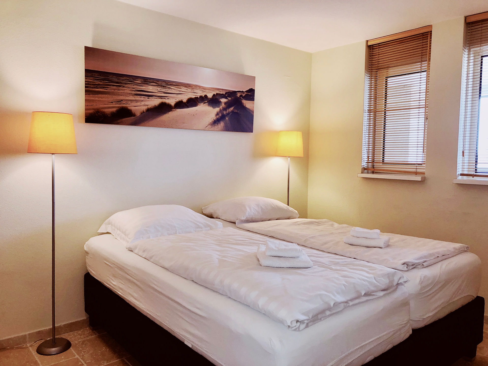 Slaapkamer 3 met 2 aparte bedden