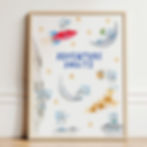 Adventure Awaits Space Compilation Print