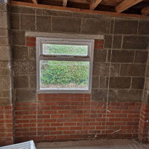 Before and after photos of a garage conversion in Tilehurst, Reading by AD Home Improvements
