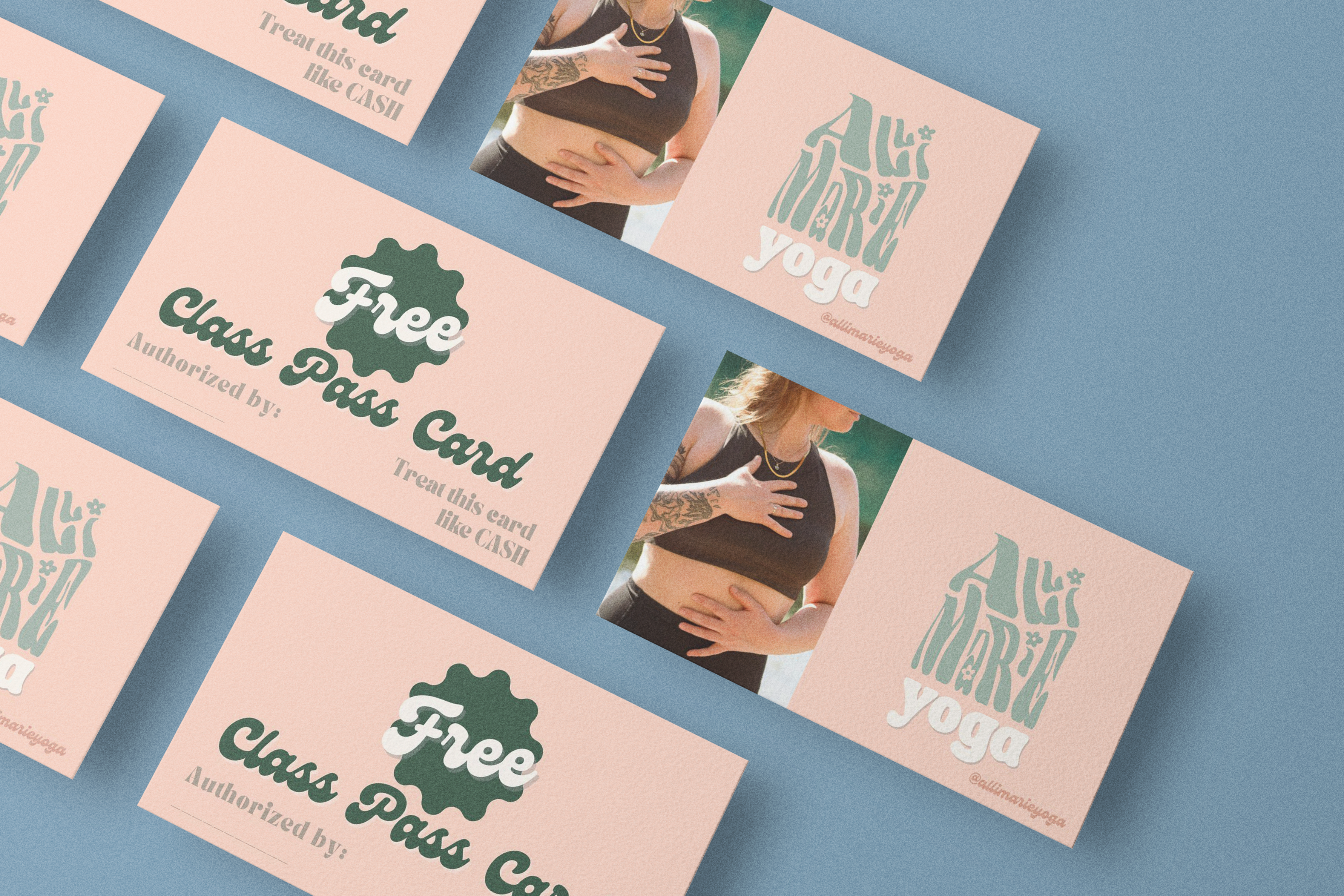 Yoga Class Punch Cards