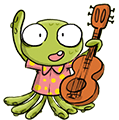 Octosol personaje de Agus y los monstruos