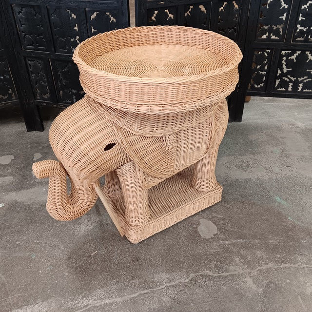 Gaja Round Elephant Side Table