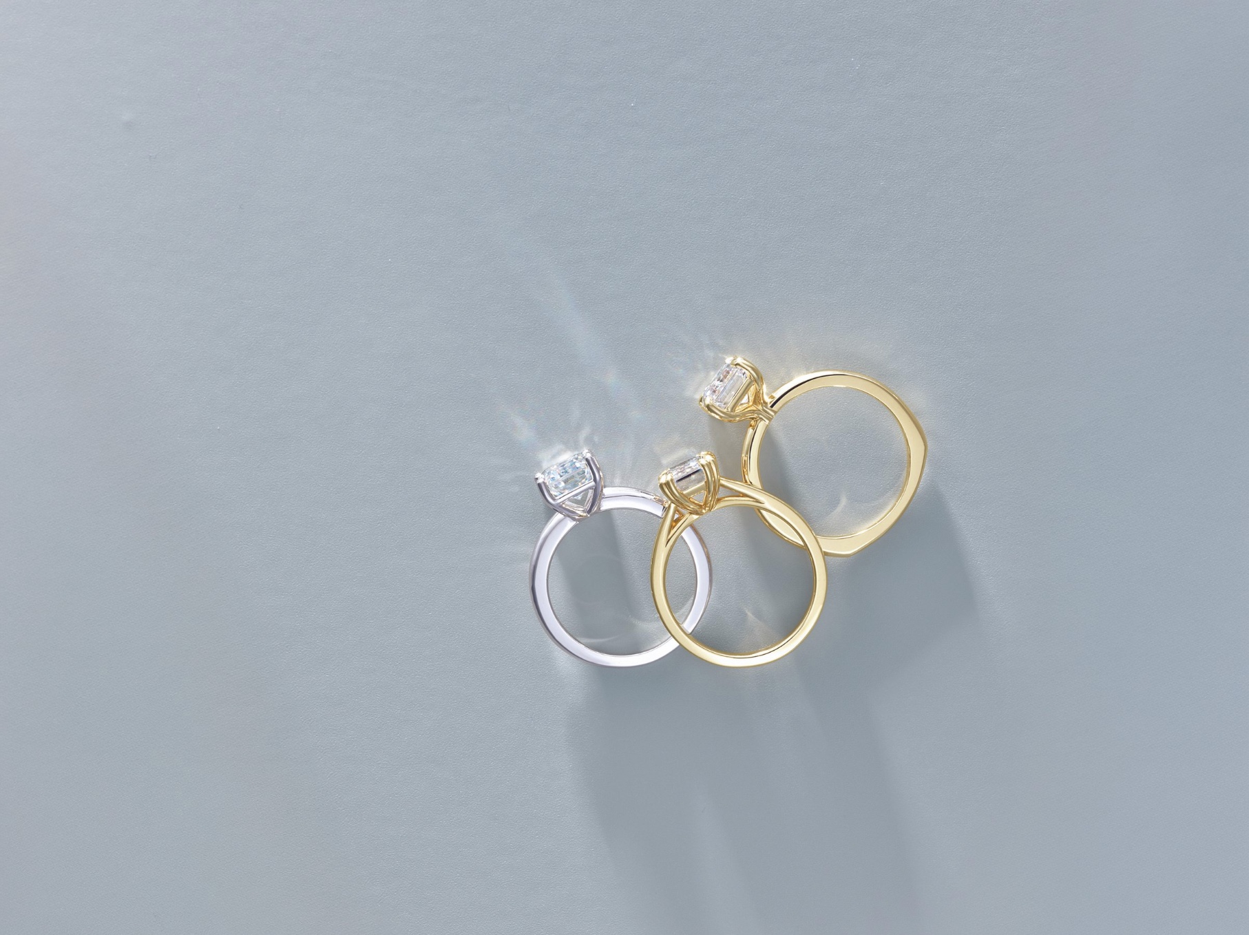 Different engagement ring shank designs