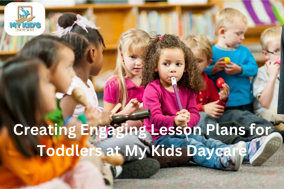 toddlers learning new lesson at daycare