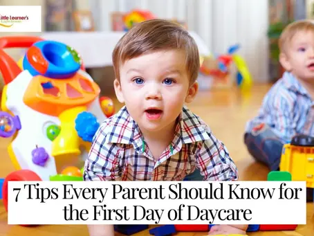 7 Tips Every Parent Should Know for the First Day of Daycare