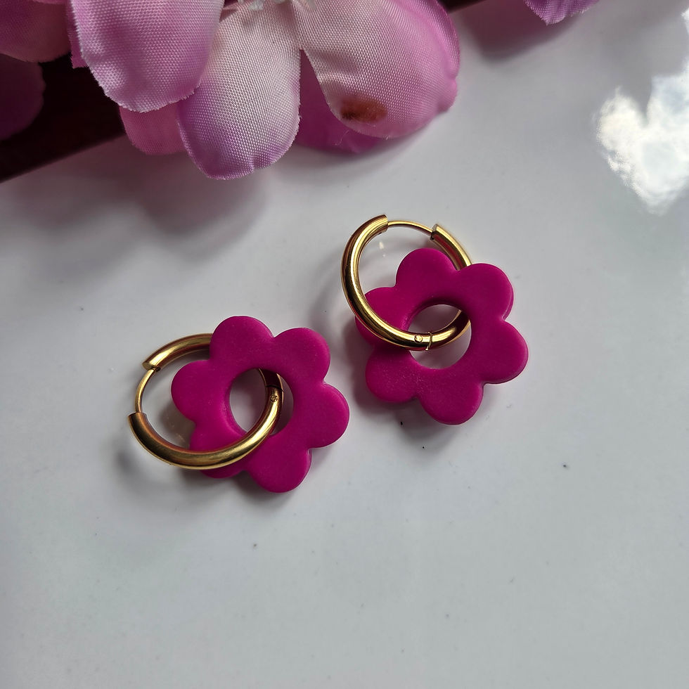 Thumbnail: Retro Flower Hoops