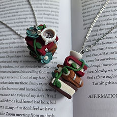 Handmade Polymer clay miniature food keyrings