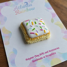 Handmade Polymer clay miniature food keyrings