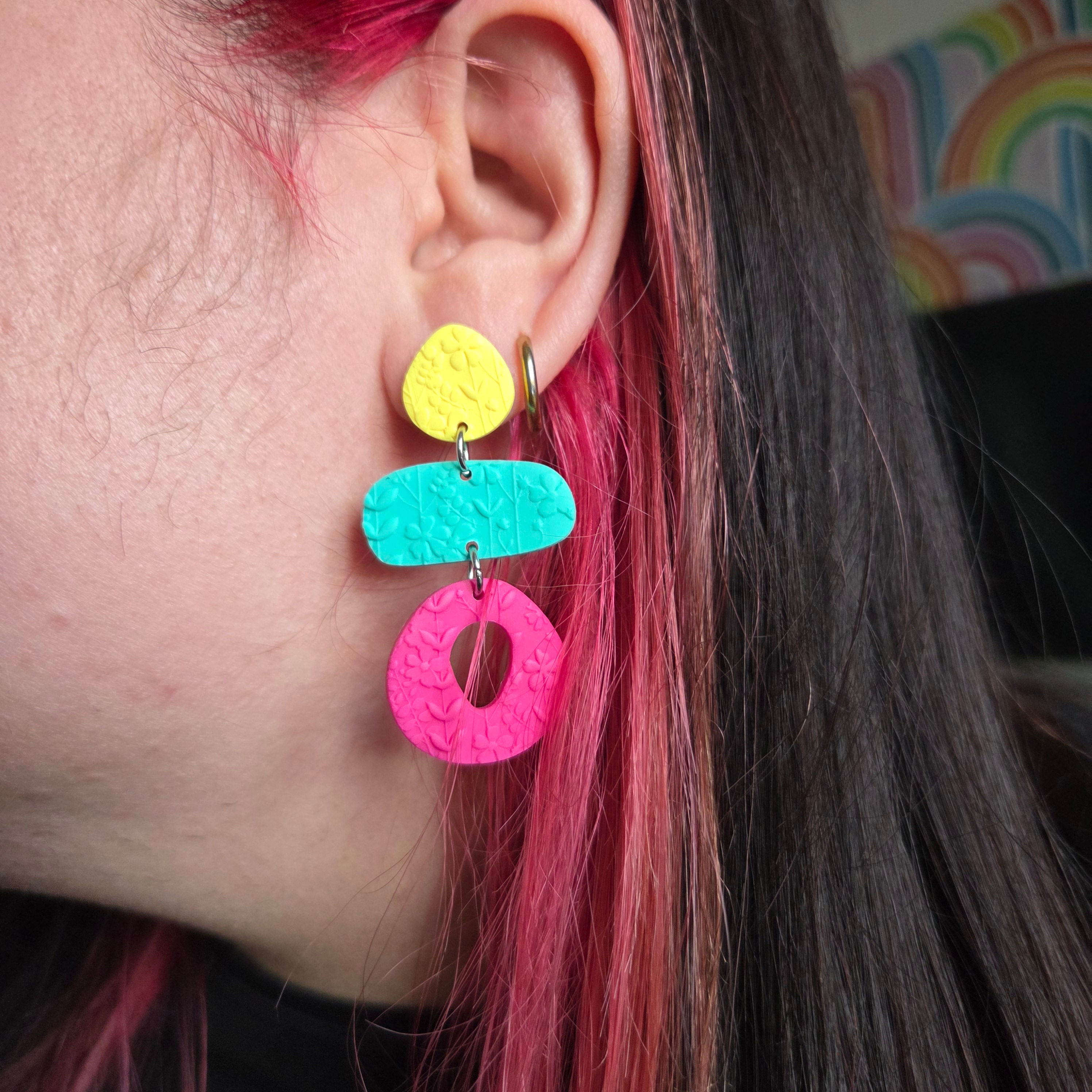 Neon Summertime Dangles 