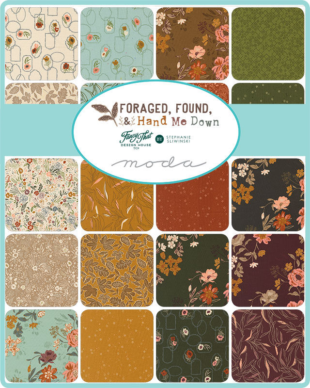Foraged Found and Hand me Down Moda Charm Pack
