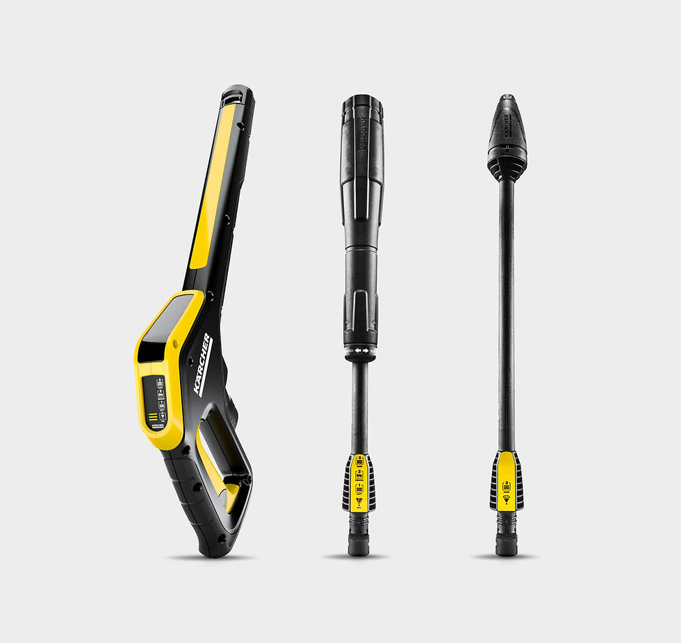 Thumbnail: Kärcher black and yellow pressure washer parts on a white background. FocusShop
