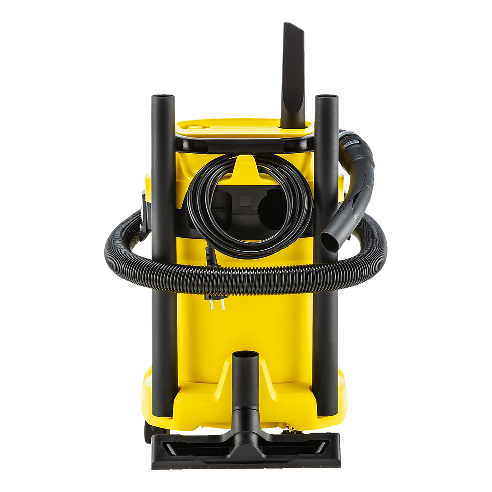 Thumbnail: Yellow and black Kärcher shop vacuum SP 16.000 Dual ready for tough cleaning tasks.