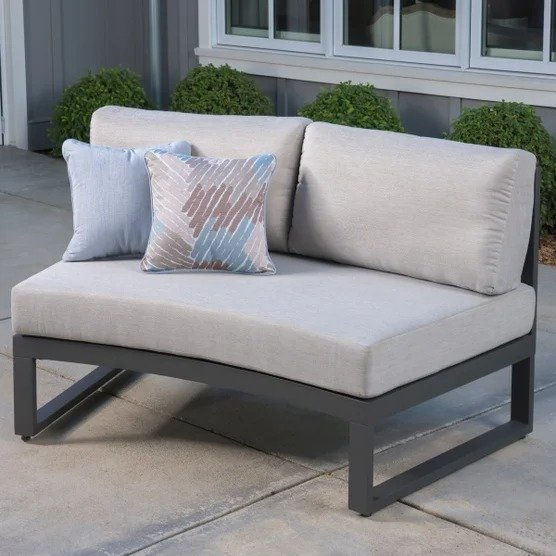 Thumbnail: SunVilla Brooklyn 6-piece Fire Outdoor Patio Sectional Seating Set