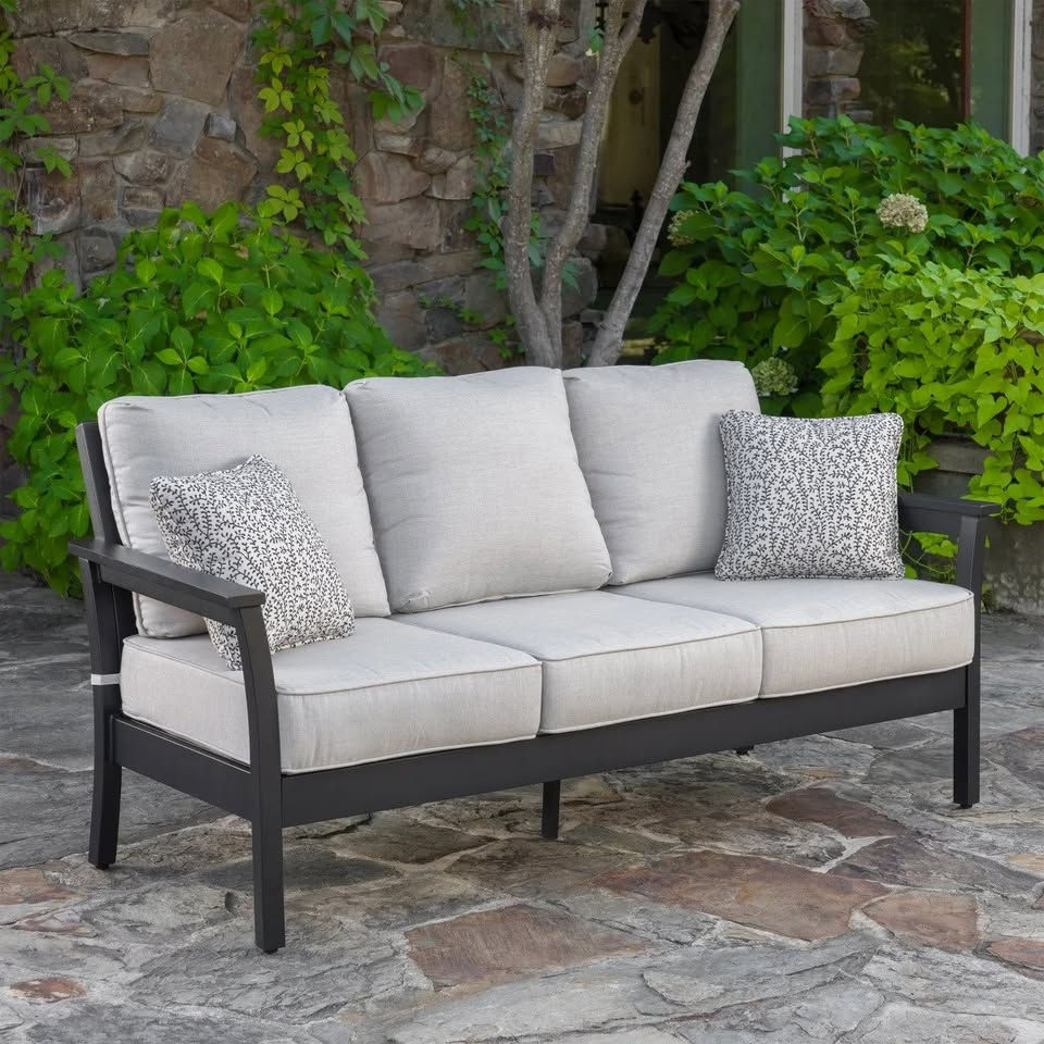 Thumbnail: SunVilla Fairchild 4-piece Fire Outdoor Patio Seating Set