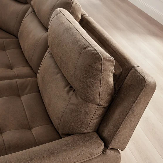 Thumbnail: Simms Fabric Power Reclining Sectional with Power Headrests