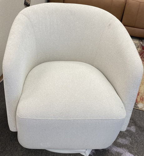 Henredon Murphy Swivel Boucle Chair | FH Liquidation