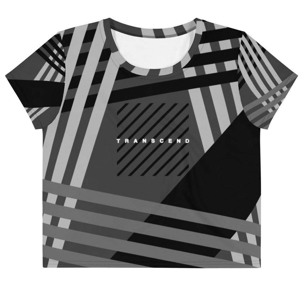 TRANSCEND ALL OVER CROP TEE