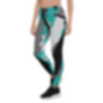 Thumbnail: DLHD TEAL CAMO LEGGINGS 