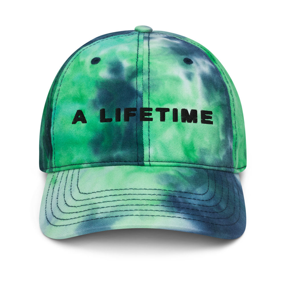 A LIFETIME TIE DYE HAT