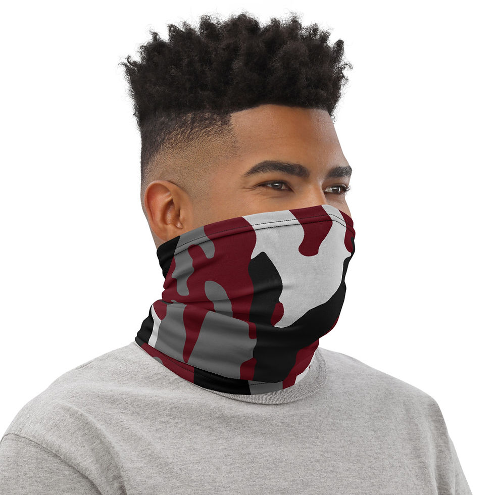 Thumbnail: DLHD MAROON CAMO NECK GAITER 