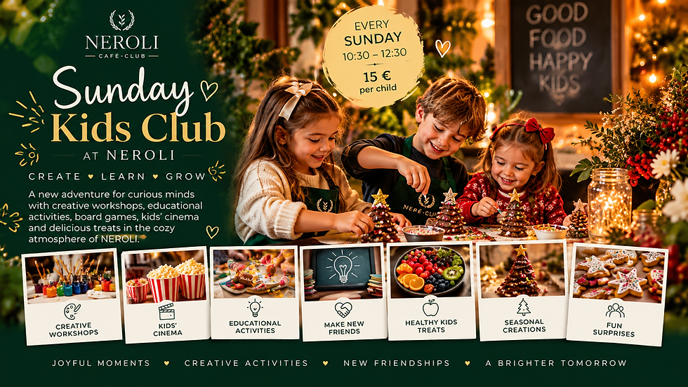 Neroli Café Kids Club Poster.png