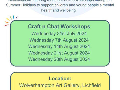 Reflexions Summer Holiday Workshops