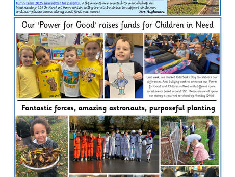 Newsletter 21st November 2025