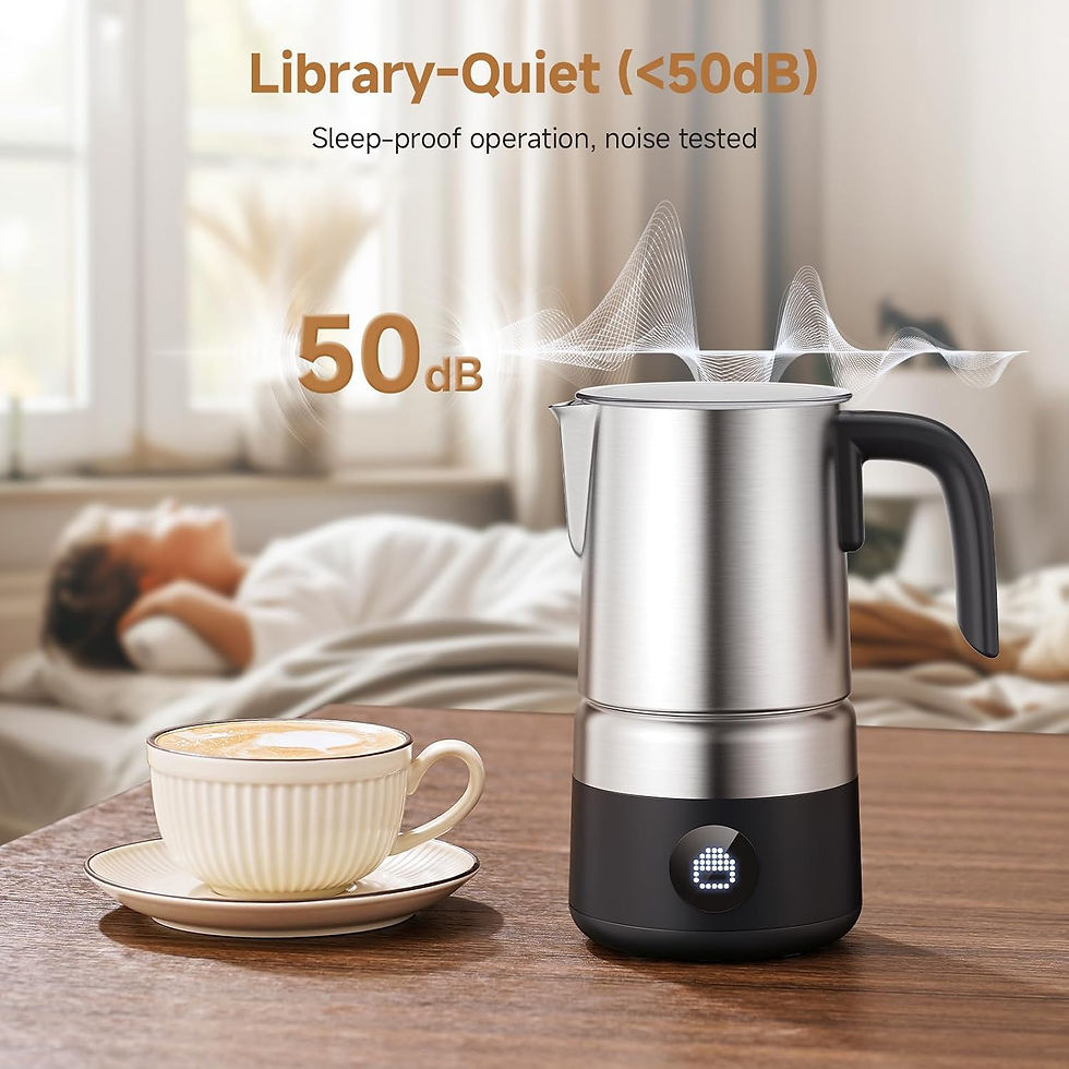 Miniatura: Espumador leche 8 en 1 vaporizador control táctil inteligente