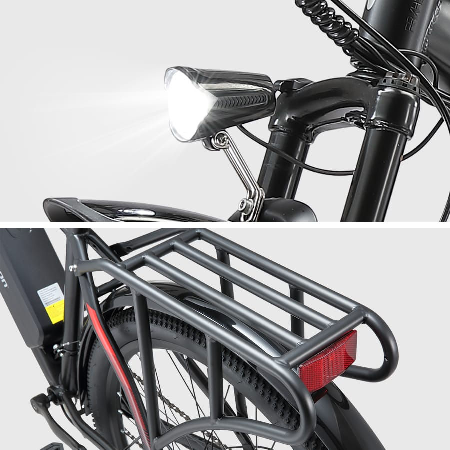 Thumbnail: Powerful 500W 26" eMTB with 21-Speed Shimano | Fast USA Warehouse Delivery EM-200RR