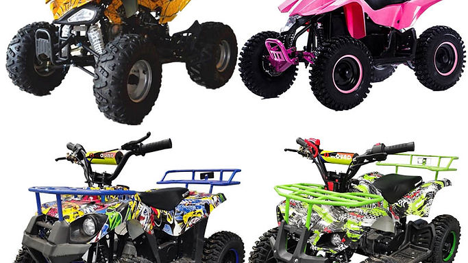 Gasoline Mini ATV Quad Bike 49cc 70cc 90cc 110cc Kids Series