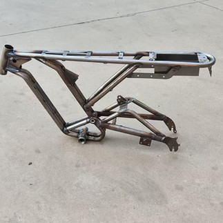 High carbon steel ebike frame