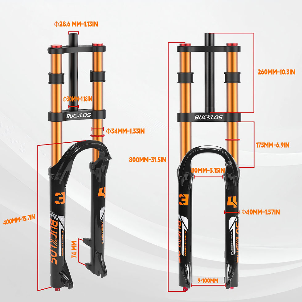 Thumbnail: Air Suspension Downhill Bicycle Fork 180mm Travel | Tycentre