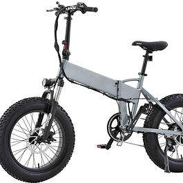 V5 Fat Folding Ebike with Front Suspension